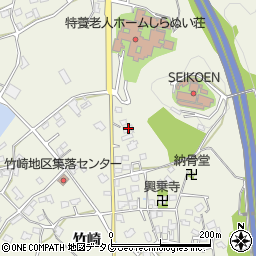 熊本県宇城市松橋町竹崎1165周辺の地図