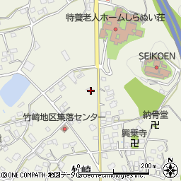 熊本県宇城市松橋町竹崎1257周辺の地図