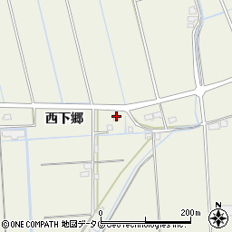 熊本県宇城市松橋町西下郷3885周辺の地図