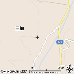 熊本県下益城郡美里町三加1641周辺の地図