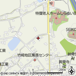 熊本県宇城市松橋町竹崎1233周辺の地図