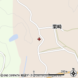 熊本県下益城郡美里町栗崎268周辺の地図