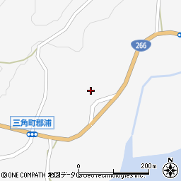 熊本県宇城市三角町里浦347周辺の地図