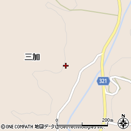 熊本県下益城郡美里町三加1642周辺の地図