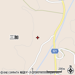 熊本県下益城郡美里町三加1645周辺の地図