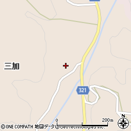 熊本県下益城郡美里町三加1662周辺の地図