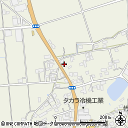 熊本県宇城市松橋町豊福165周辺の地図