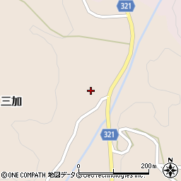 熊本県下益城郡美里町三加1659周辺の地図