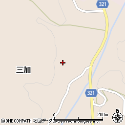 熊本県下益城郡美里町三加1650周辺の地図