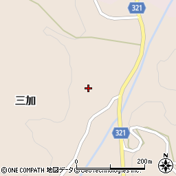 熊本県下益城郡美里町三加1651周辺の地図