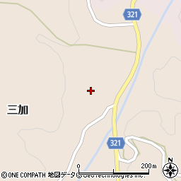 熊本県下益城郡美里町三加1653周辺の地図