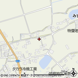 熊本県宇城市松橋町豊福140周辺の地図