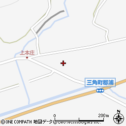 熊本県宇城市三角町中村1502周辺の地図