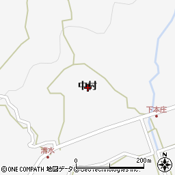 熊本県宇城市三角町中村周辺の地図