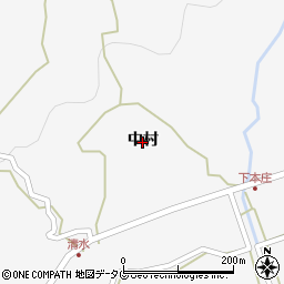 熊本県宇城市三角町（中村）周辺の地図