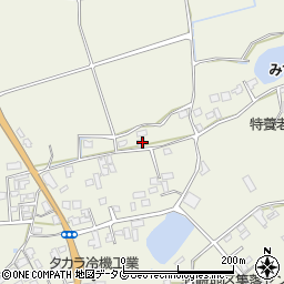 熊本県宇城市松橋町豊福204周辺の地図