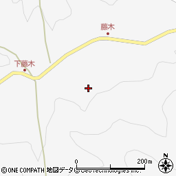 熊本県下益城郡美里町洞岳834周辺の地図