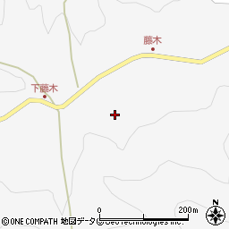 熊本県下益城郡美里町洞岳835周辺の地図