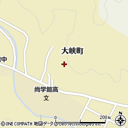 宮崎県延岡市大峡町周辺の地図
