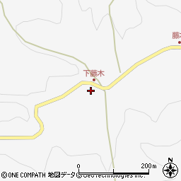 熊本県下益城郡美里町洞岳159周辺の地図