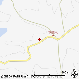 熊本県下益城郡美里町洞岳193周辺の地図
