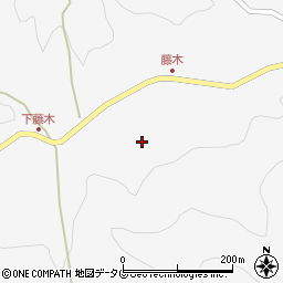 熊本県下益城郡美里町洞岳833周辺の地図