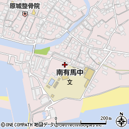 長崎県南島原市南有馬町乙856-1周辺の地図