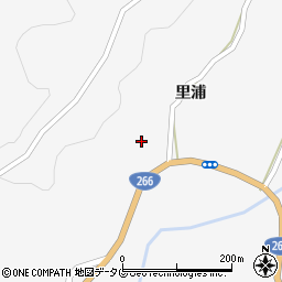 熊本県宇城市三角町里浦300周辺の地図