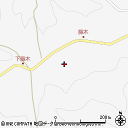 熊本県下益城郡美里町洞岳805周辺の地図