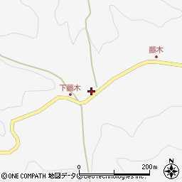 熊本県下益城郡美里町洞岳448周辺の地図