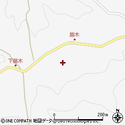 熊本県下益城郡美里町洞岳806周辺の地図