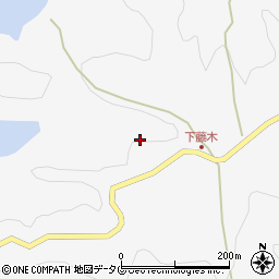 熊本県下益城郡美里町洞岳182周辺の地図