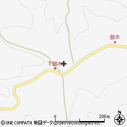 熊本県下益城郡美里町洞岳447周辺の地図