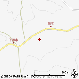 熊本県下益城郡美里町洞岳790周辺の地図