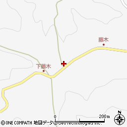 熊本県下益城郡美里町洞岳686周辺の地図
