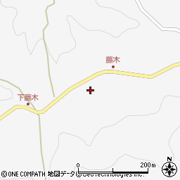 熊本県下益城郡美里町洞岳784周辺の地図