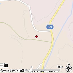 熊本県下益城郡美里町三加484周辺の地図