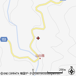 熊本県下益城郡美里町洞岳2961周辺の地図