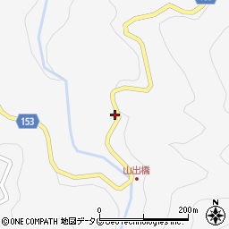 熊本県下益城郡美里町洞岳2956周辺の地図