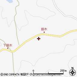 熊本県下益城郡美里町洞岳782周辺の地図