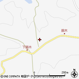熊本県下益城郡美里町洞岳680周辺の地図