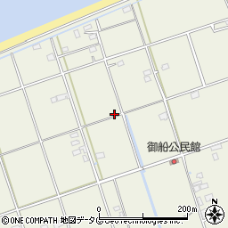 熊本県宇城市松橋町御船周辺の地図