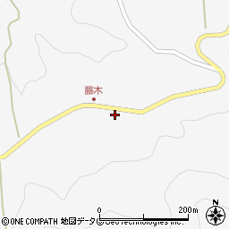 熊本県下益城郡美里町洞岳816周辺の地図