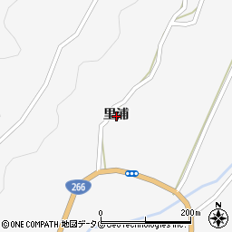 熊本県宇城市三角町里浦周辺の地図