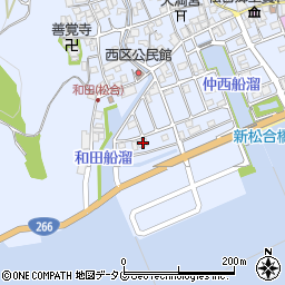熊本県宇城市不知火町松合2周辺の地図