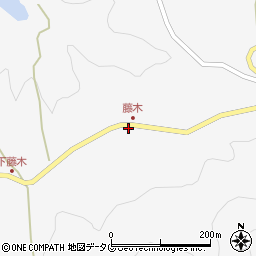 熊本県下益城郡美里町洞岳757周辺の地図