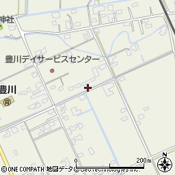 熊本県宇城市松橋町南豊崎周辺の地図