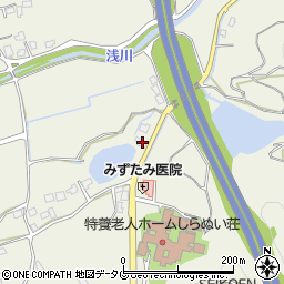 熊本県宇城市松橋町豊福33周辺の地図