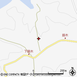 熊本県下益城郡美里町洞岳676周辺の地図