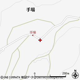 熊本県宇城市三角町手場208周辺の地図